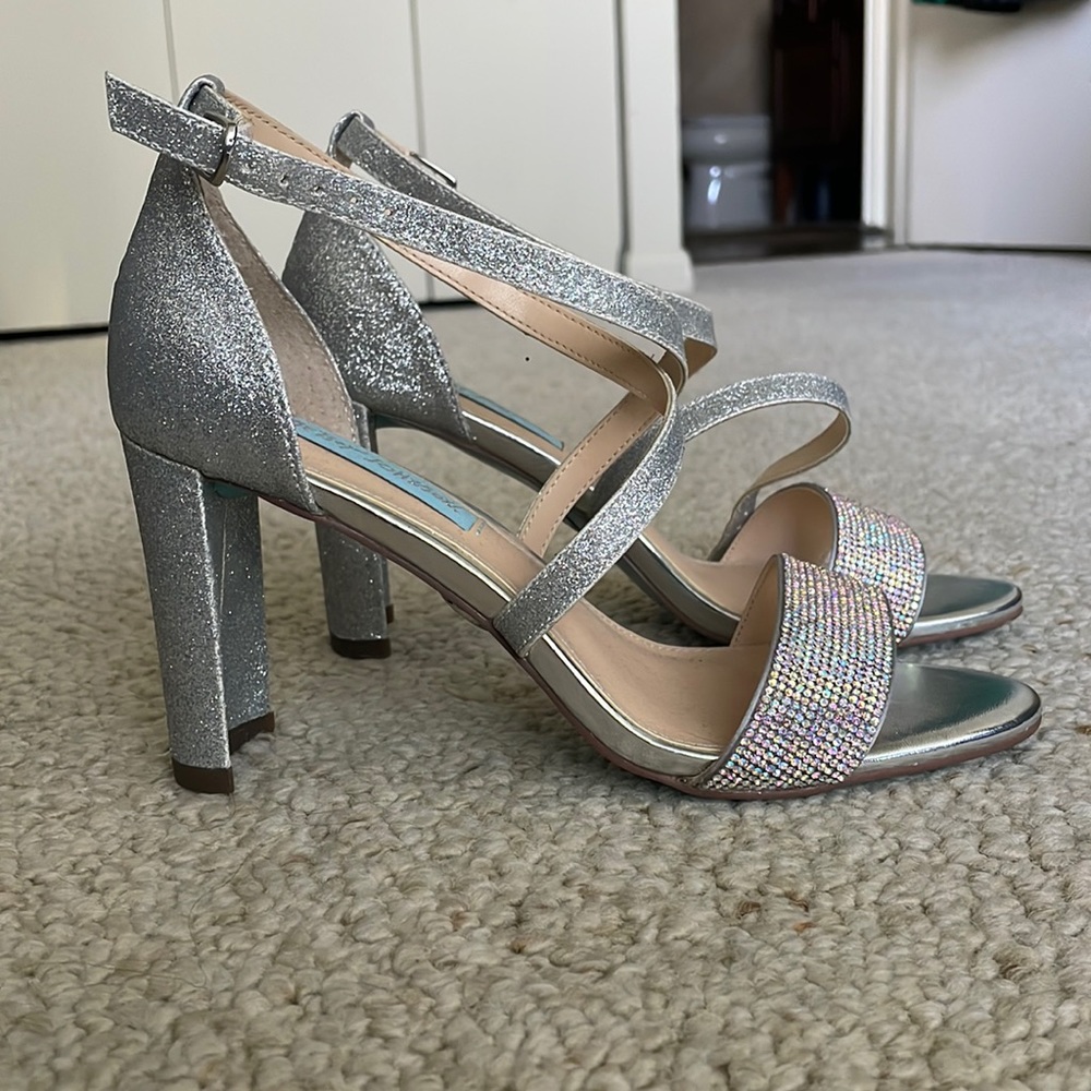 Stunning evening shoes by Betsy Johnson
